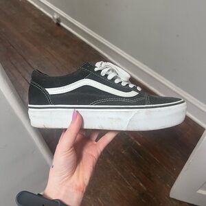 Vans Black and White Women's Sneakers